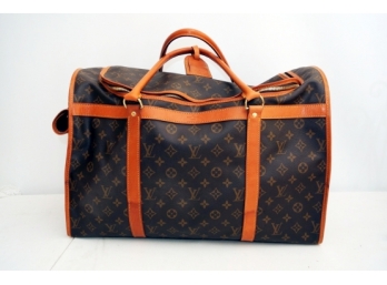Designer Inspired Louis Vuitton Style Sac Chien Large Dog Carrier
