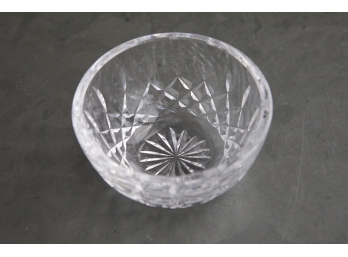 Small Waterford Crystal Bowl, Waterford Label Engraved