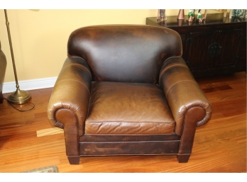 Ralph Lauren Saddle Leather  Chair