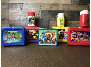 Vintage Lunchbox And Thermos Set