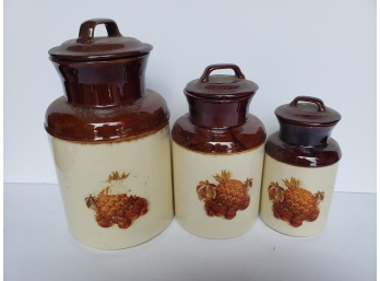 Vintage McCoy Ceramic Jar Lot