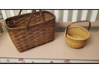 Two Nice Cape Cod Baskets