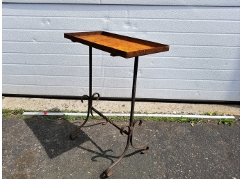 Vintage Rectangle Wrought Iron Patio Table