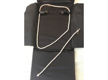 Sterling Necklace And Bracelet