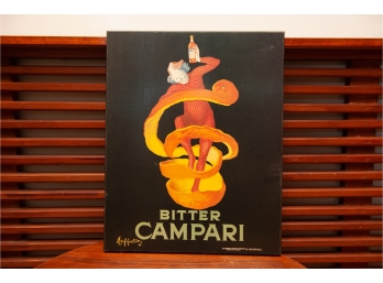 Vintage Campari Advertising Board