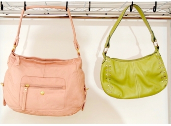 Two Summer Leather Shoulder Bags