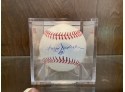 Reggie Jackson Autographed Baseball With JSA Witness Authentication