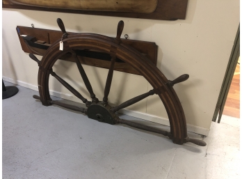 Antique Half Ship’s Wheel