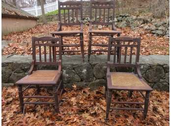 Set Of Four Antique Eastlake Side Chairs