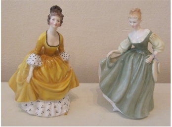 Two Royal Doulton Figures 7.5'