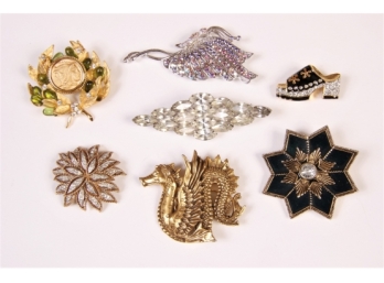 Collection Of Quality Costume Pins, All Heavy