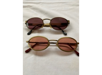 Two Pairs Of Vintage Sunglasses Including Versace