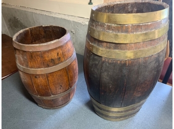 Vintage Wood Barrels