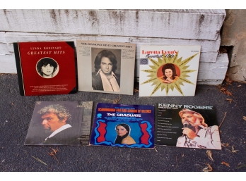 Six Vintage Record Albums