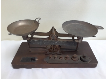 Antique Eastman Studio Scale With Weights