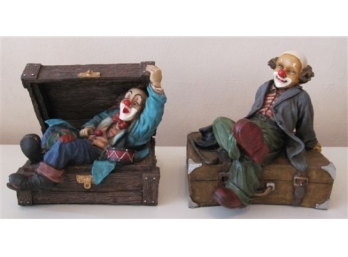 Two Clown Figures