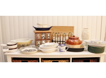 Spice Rack, Spice Drawers, Pyrex And More