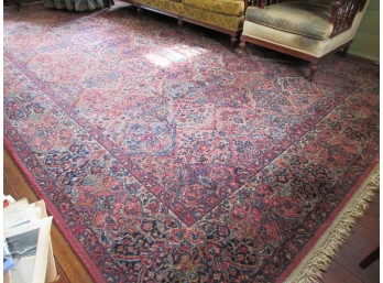 Vintage Oriental Style Room Size Karistan Carpet - 8'8' X 15'