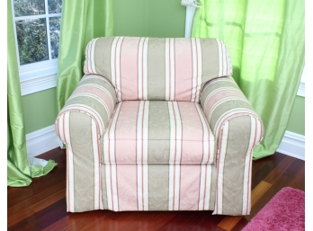 Ethan Allen Oversized Upholstered Side Chair