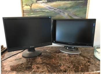 Sharp LCD TV And Gateway Monitor