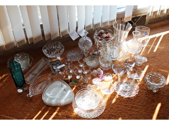 Large Miscellaneous Group Of Glassware
