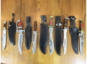 Collection Large Stainless Steel Knives