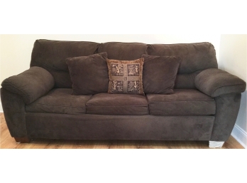 Comfortable Brown Sleeper Sofa