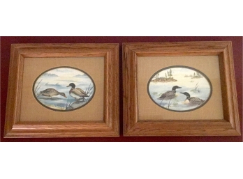 Pair Of Daniel Smith Pencil Signed  And Numbered Duck Prints