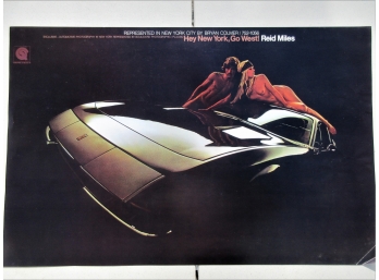 1970's Porsche With Nudes Photographic Poster