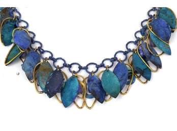 Oceanic Blues Artisan Necklace