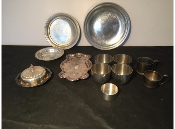 Silver Plate, Pewter And Stainless