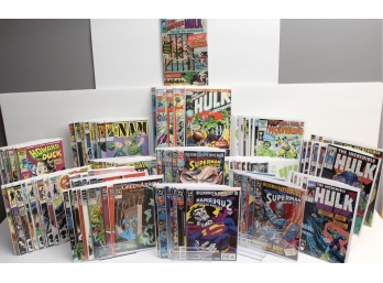 Lot Of 150 Comic Books - The Incredible Hulk, Wolverine, Superman And More