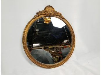 Antique 24' Ornate Victorian Round Mirror