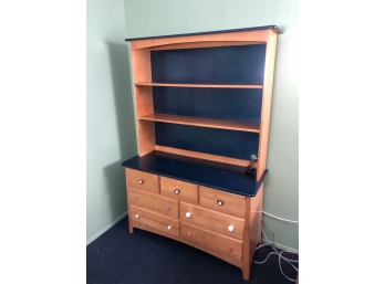 Ragazzi 7 Drawer Dresser And Matching Hutch Bedroom Furniture With  Sports Themed Drawer Hardware