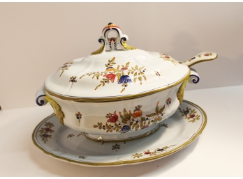Hand Painted Soup Tureen