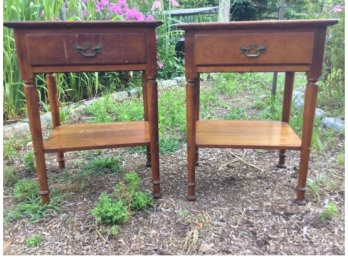 Pair Of Leopold Stickley Night Stands