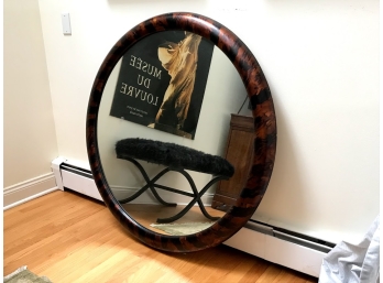 Unique Framed Round Mirror