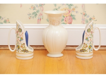 Lenox Candle Holders & Vase
