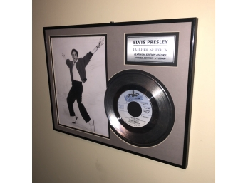 RARE Limited Edition Elvis Platinum Edition Record Jailhouse Rock Numbered 113/5000