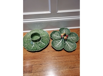 Ceramic Cabbage Platters