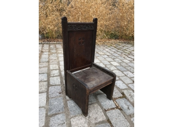 Oak Confessional Chair