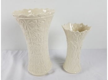 Two Lenox Flower Vases