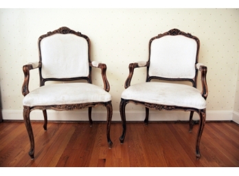 Nice Pair Of French Style Fauteuil