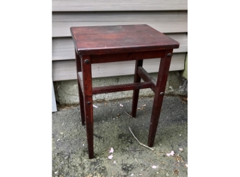 Stained Wood Stand