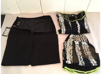 Fendi Skirt And Christian Lacroix Top And Skirt