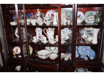 Contents Of The Hutch (Lenox , Wedgewood Etc)