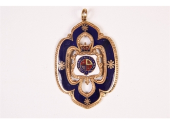 Enamel Pendant With Coat Of Arms