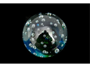 Art Glass Bubble Paper Weight