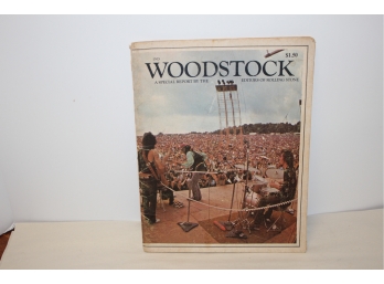 1969 Vtg Woodstock Special Report By Rolling Stone Newspaper Magazine