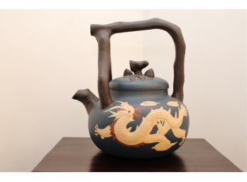 Large Korean Teapot Collectible